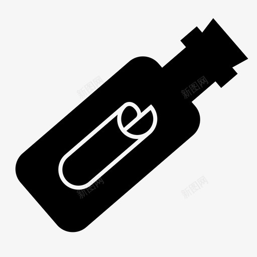瓶子佣金差事图标svg_新图网 https://ixintu.com 佣金 信息 差事 海盗 瓶子 订单