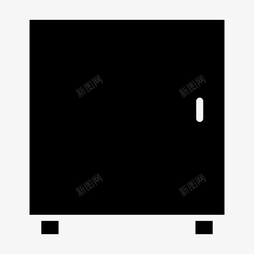 储物柜安全货币安全货币保险箱图标svg_新图网 https://ixintu.com 保险箱 储物柜 办公室 图标 字形 安全 货币