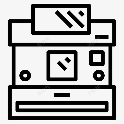 即时照相机聚会照片图标svg_新图网 https://ixintu.com 即时 宝丽来 照片 照相机 聚会
