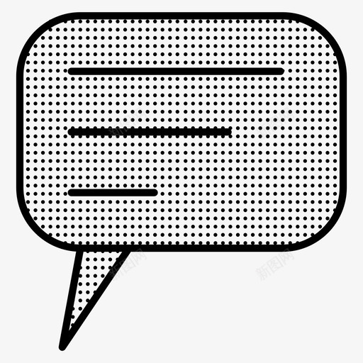 讨论聊天留言图标svg_新图网 https://ixintu.com 杂七杂八 留言 聊天 讨论