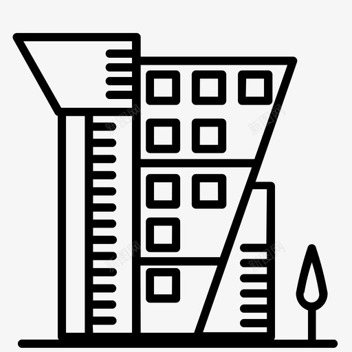 税务办公楼厂房大型建筑图标svg_新图网 https://ixintu.com 办公室 办公楼 厂房 大型 建筑 税务 营销