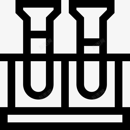 试管大学36线性图标svg_新图网 https://ixintu.com 大学 线性 试管