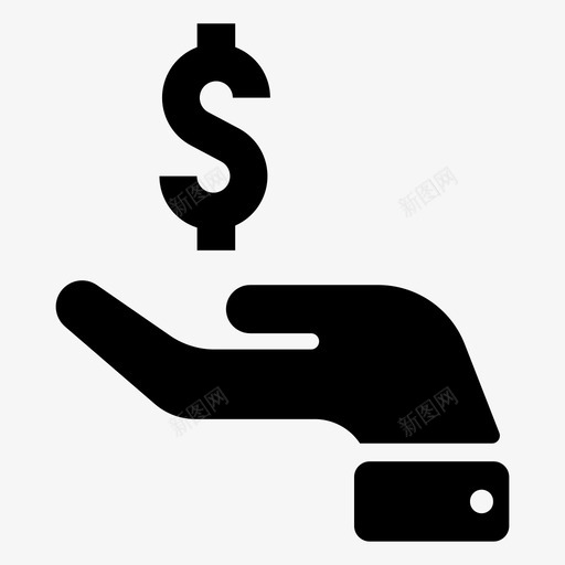 收入现金捐赠图标svg_新图网 https://ixintu.com 投资 捐赠 收入 现金