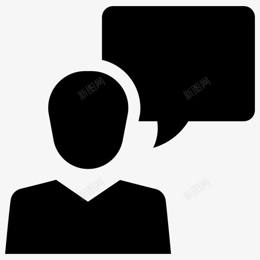 顾问助理咨询图标svg_新图网 https://ixintu.com 优化 助理 咨询 客户 搜索引擎 支持 网站 顾问