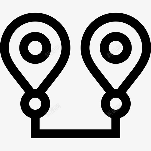 线路位置89直线图标svg_新图网 https://ixintu.com 位置 直线 线路