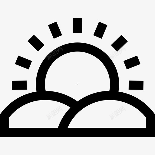 景观在村庄24线性图标svg_新图网 https://ixintu.com 景观 村庄 线性
