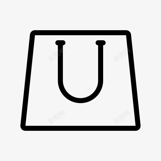 购物袋时尚商品图标svg_新图网 https://ixintu.com 东西 商品 时尚 购物袋