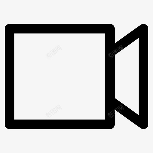 摄像机录像机用户界面图标svg_新图网 https://ixintu.com 录像机 摄像机 用户界面 视频
