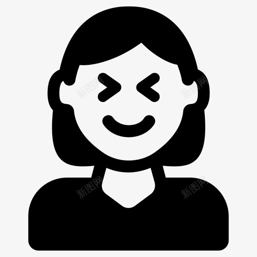 搞笑快乐微笑图标svg_新图网 https://ixintu.com 微笑 快乐 情绪化 搞笑