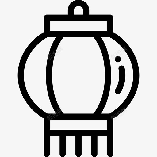 灯笼中国灯笼中国新年图标svg_新图网 https://ixintu.com 中国 传统 新年 灯笼 装饰