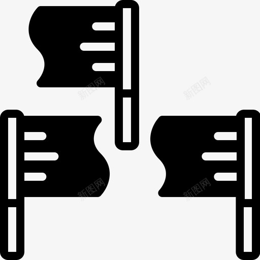 旗帜国家贡法隆图标svg_新图网 https://ixintu.com 国家 旗帜 贡法