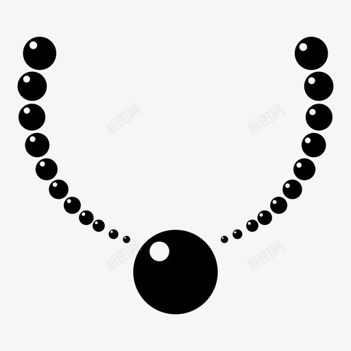 采购产品项链珠子珠宝图标svg_新图网 https://ixintu.com 产品 珍珠 珠子 珠宝 种子 采购 项链