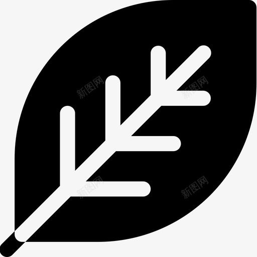 叶可持续能源34填充图标svg_新图网 https://ixintu.com 填充 持续 能源