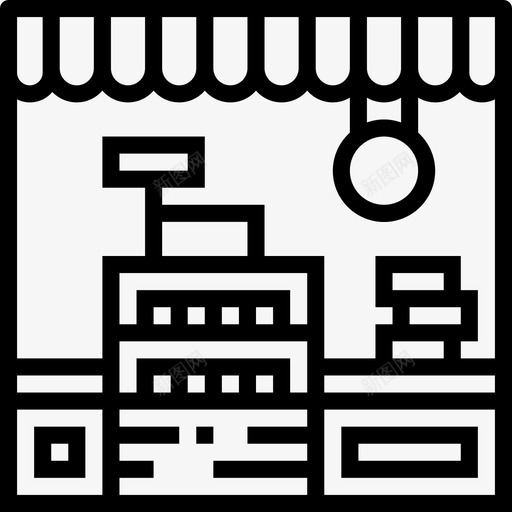市场零售33线性图标svg_新图网 https://ixintu.com 市场 线性 零售