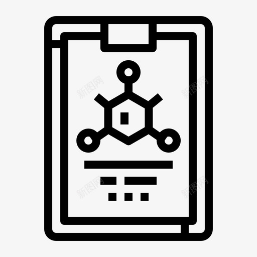 计划数据清单图标svg_新图网 https://ixintu.com 大纲 报告 数据 清单 科学 计划