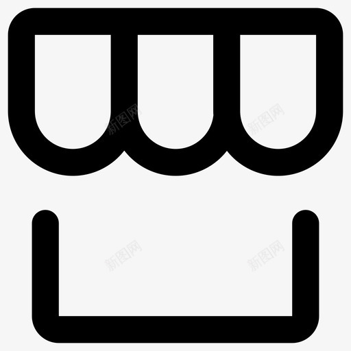 01-店铺svg_新图网 https://ixintu.com 01-店铺