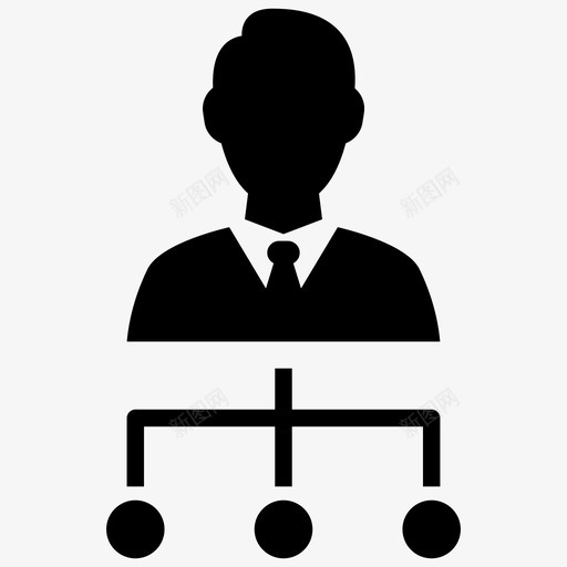 领导商人首席执行官图标svg_新图网 https://ixintu.com 企业管理 商人 层级 执行官 经理 领导 首席