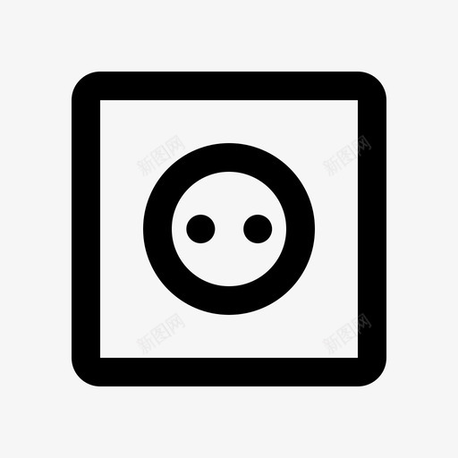 插座电源酒店图标svg_新图网 https://ixintu.com 开关 插头 插座 电源 线路 酒店