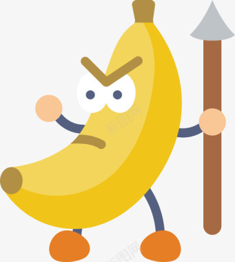 香蕉夜生活食品4平淡图标图标