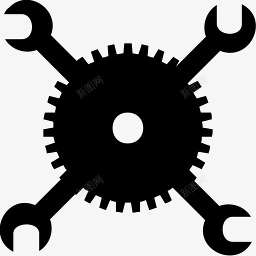 设置设备维修图标svg_新图网 https://ixintu.com 工具 维修 设备 设置 车间