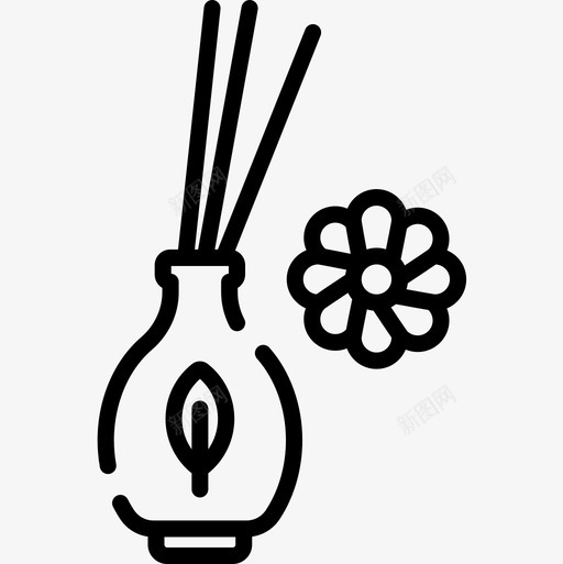 芳香疗法17号疗法线性疗法图标svg_新图网 https://ixintu.com 17号 疗法 线性 芳香