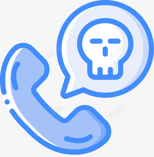 欺诈诈骗蓝色图标svg_新图网 https://ixintu.com 欺诈 蓝色 诈骗