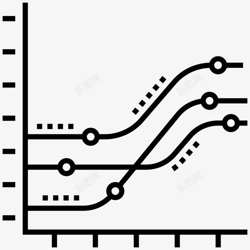 条形图分析图形表示图标svg_新图网 https://ixintu.com 业务 分析 向量 图形 图标 数据分析 条形图 表示 评估