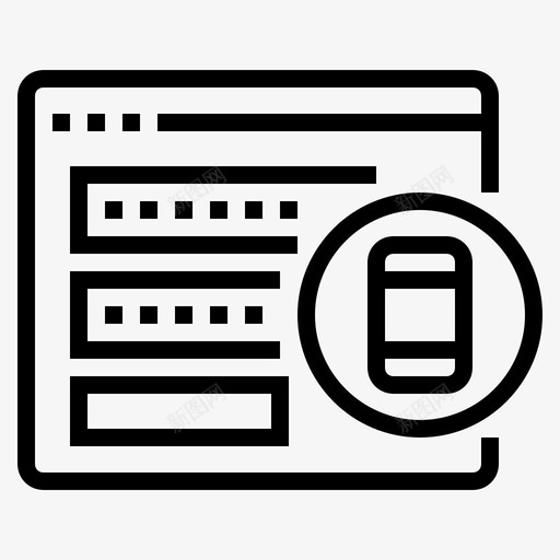 身份验证一次性密码保护图标svg_新图网 https://ixintu.com 一次性 业务 保护 安全 密码 身份 验证