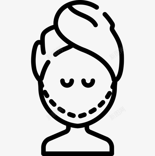 医疗保健整形外科21线性图标svg_新图网 https://ixintu.com 医疗保健 整形外科 线性
