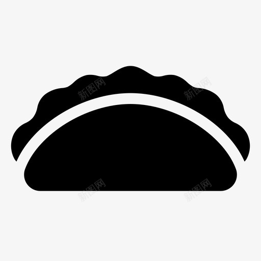 玉米卷午餐墨西哥菜图标svg_新图网 https://ixintu.com 午餐 墨西哥 玉米 玉米饼