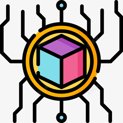 密码学加密货币62线性颜色图标svg_新图网 https://ixintu.com 加密 密码学 线性 货币 颜色