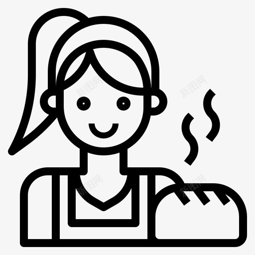 贝克职业26直系图标svg_新图网 https://ixintu.com 直系 职业 贝克