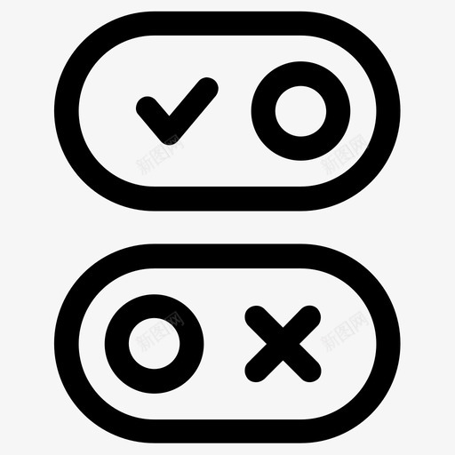 开关按钮图标svg_新图网 https://ixintu.com 开关 按钮