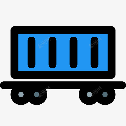集装箱仓库6线颜色图标svg_新图网 https://ixintu.com 仓库 集装箱 颜色