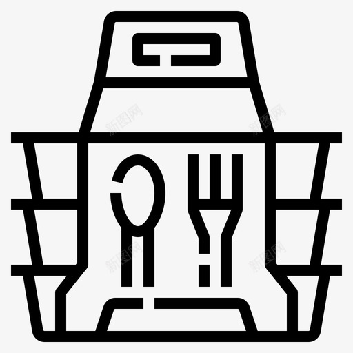 外卖送餐61直系图标svg_新图网 https://ixintu.com 外卖 直系 送餐