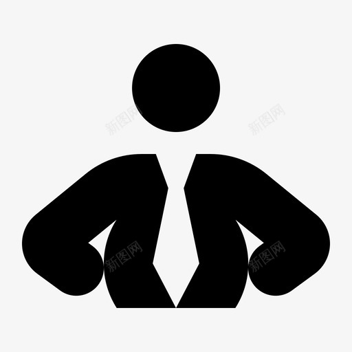 老板业务主管图标svg_新图网 https://ixintu.com 业务 主管 演示 经理 老板 雇主 领导