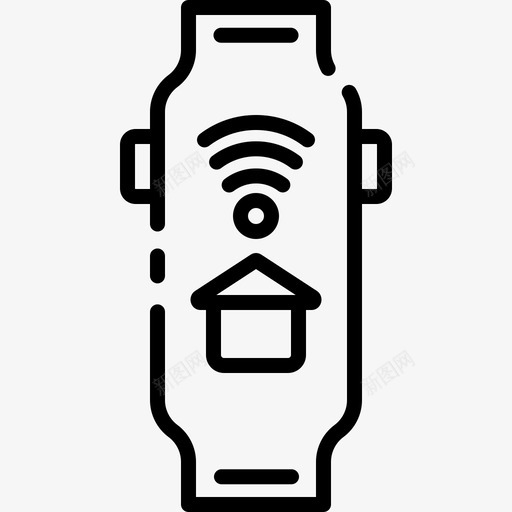 智能观察智能之家11线性图标svg_新图网 https://ixintu.com 之家 智能 线性 观察