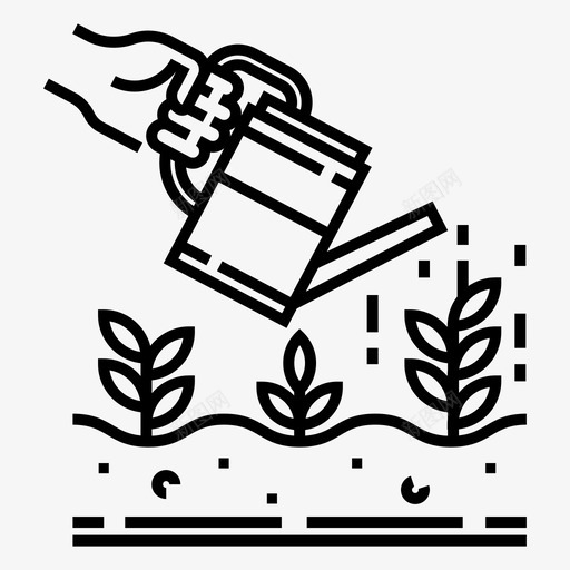 园艺农业种植图标svg_新图网 https://ixintu.com 健康 农业 园艺 有机 植物 种植 繁荣昌盛 长寿