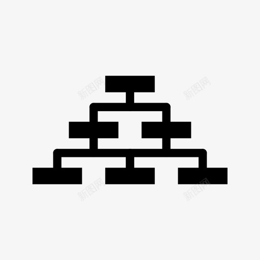 流程图结构15业务管理图标svg_新图网 https://ixintu.com 业务管理 流程图 结构