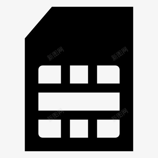 sd卡芯片存储器外部存储器图标svg_新图网 https://ixintu.com UI microsd sd 响应 外部 存储卡 存储器 用户界面 芯片