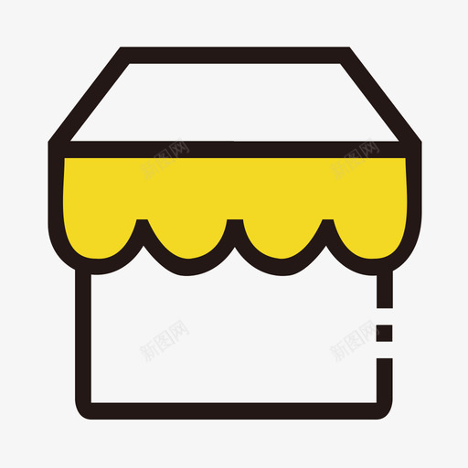 我的小店svg_新图网 https://ixintu.com 我的小店