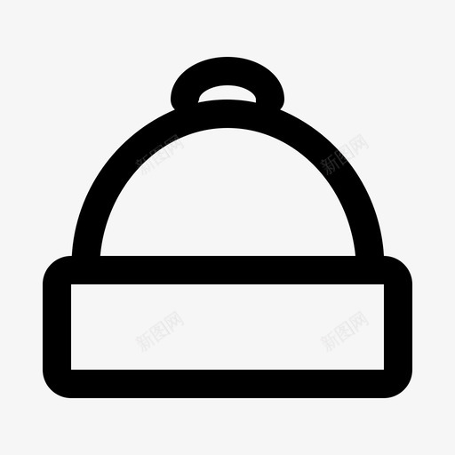 帽子衣服冬天图标svg_新图网 https://ixintu.com 冬天 帽子 衣服 轮廓
