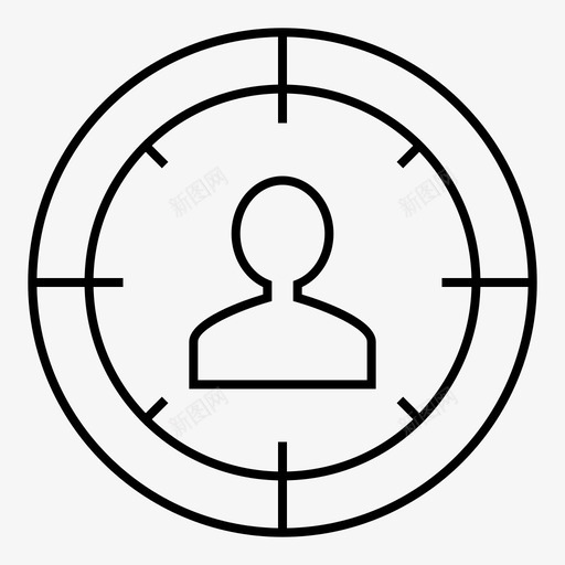 目标职业重点图标svg_新图网 https://ixintu.com 人力资源 目标 职业 重点