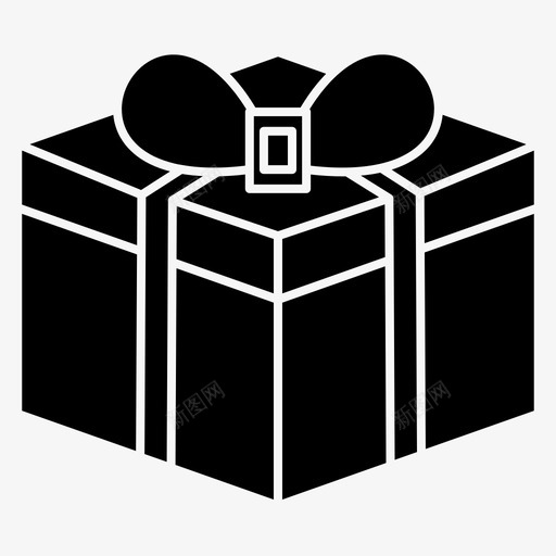 礼品盒礼物惊喜图标svg_新图网 https://ixintu.com 惊喜 礼品盒 礼物