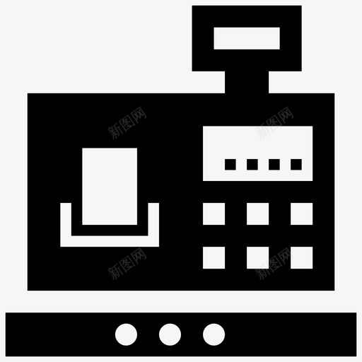 收银机刷卡机出纳机图标svg_新图网 https://ixintu.com UI 出纳机 刷卡机 响应 图标 应用程序 收银机 现金 用户界面