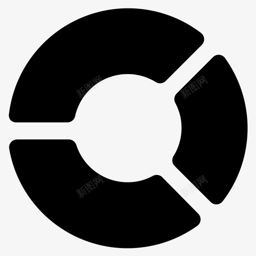 饼图图表演示文稿图标svg_新图网 https://ixintu.com 2字形 业务 信息 图表 文稿 演示 统计 集合 饼图