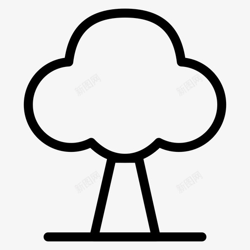 树绿色树叶图标svg_新图网 https://ixintu.com 树叶 绿色 能源 自然
