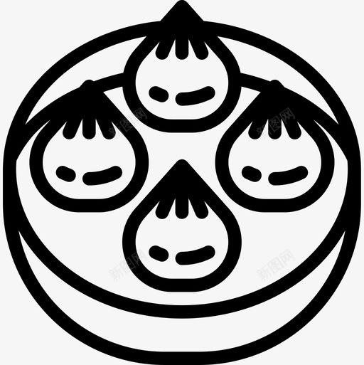 Bun中国55岁直系图标svg_新图网 https://ixintu.com 55岁 Bun 中国 直系