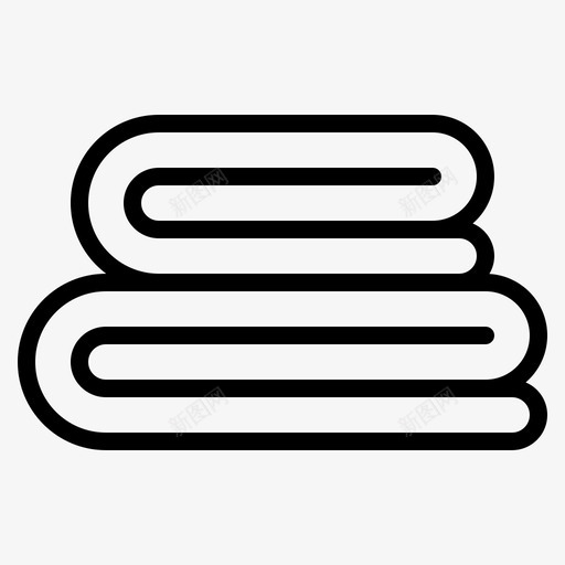 毛巾清洁酒店图标svg_新图网 https://ixintu.com 服务 毛巾 水疗 清洁 酒店 酒店服
