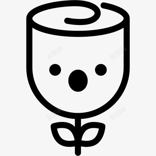 张嘴表情情绪图标svg_新图网 https://ixintu.com 张嘴 情绪 感觉 玫瑰 表情